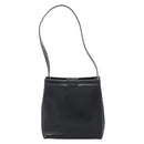 Salvatore Ferragamo Vala Shoulder Bag Leather Black Gold Auth ka5045-2