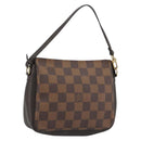LOUIS VUITTON Damier Ebene Trousse Make Up Pouch N51982 LV Auth ka5046-1
