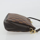 LOUIS VUITTON Damier Ebene Trousse Make Up Pouch N51982 LV Auth ka5046-3