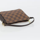 LOUIS VUITTON Damier Ebene Trousse Make Up Pouch N51982 LV Auth ka5046-7