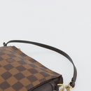 LOUIS VUITTON Damier Ebene Trousse Make Up Pouch N51982 LV Auth ka5046-8