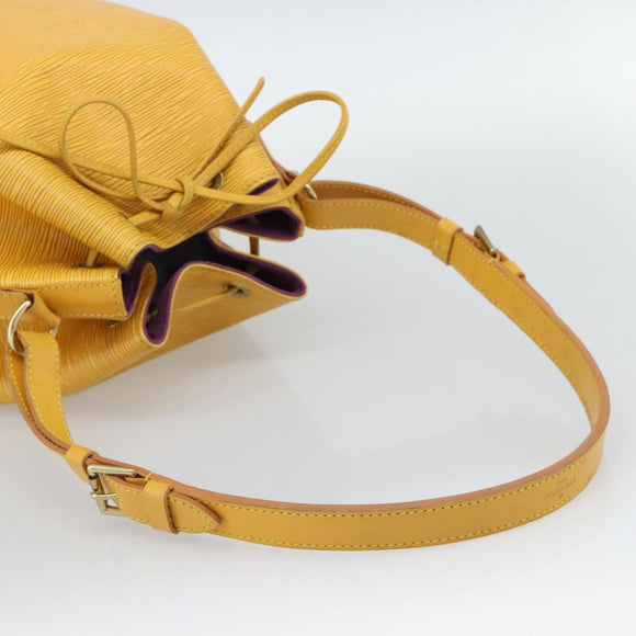 LOUIS VUITTON Epi Noe Shoulder Bag Tassili Yellow M44009 LV Auth ka5048