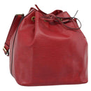 LOUIS VUITTON Epi Petit Noe Shoulder Bag Red M44107 LV Auth ka5050A-1