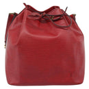 LOUIS VUITTON Epi Petit Noe Shoulder Bag Red M44107 LV Auth ka5050A-13