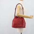 LOUIS VUITTON Epi Petit Noe Shoulder Bag Red M44107 LV Auth ka5050A-21