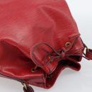 LOUIS VUITTON Epi Petit Noe Shoulder Bag Red M44107 LV Auth ka5050A-6