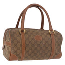 GUCCI GG Canvas Boston Bag Beige Gold Auth ka5051-1