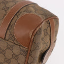 GUCCI GG Canvas Boston Bag Beige Gold Auth ka5051-15