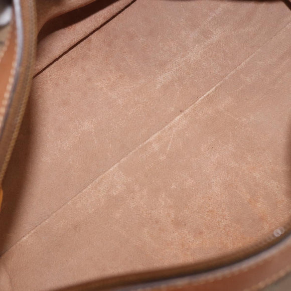 GUCCI GG Canvas Boston Bag Beige Gold Auth ka5051