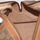 GUCCI GG Canvas Boston Bag Beige Gold Auth ka5051-21