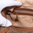 GUCCI GG Canvas Boston Bag Beige Gold Auth ka5051-23