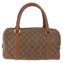 GUCCI GG Canvas Boston Bag Beige Gold Auth ka5051-2