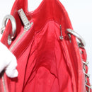 CHANEL Matelasse Chain Shoulder Bag Caviar Skin Red Silver CC Auth ka5052A-18