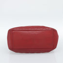 CHANEL Matelasse Chain Shoulder Bag Caviar Skin Red Silver CC Auth ka5052A-9