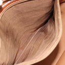 CELINE Macadam Canvas Boston Bag PVC Leather Brown Gold Auth ka5055A-22