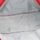 CHANEL Sports Line Boston Bag Nylon Red Silver CC Auth ka5057A-18