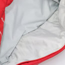 CHANEL Sports Line Boston Bag Nylon Red Silver CC Auth ka5057A-23