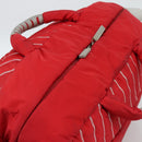 CHANEL Sports Line Boston Bag Nylon Red Silver CC Auth ka5057A-6