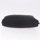 CHANEL New Travel Line Hand Bag Nylon Black CC Auth ka5058-10
