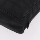 CHANEL New Travel Line Hand Bag Nylon Black CC Auth ka5058-12