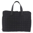 CHANEL New Travel Line Hand Bag Nylon Black CC Auth ka5058-2