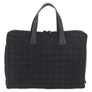 CHANEL New Travel Line Hand Bag Nylon Black CC Auth ka5058-3