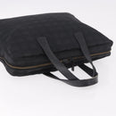 CHANEL New Travel Line Hand Bag Nylon Black CC Auth ka5058-6