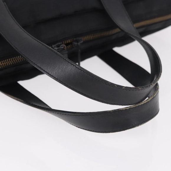 CHANEL New Travel Line Hand Bag Nylon Black CC Auth ka5058