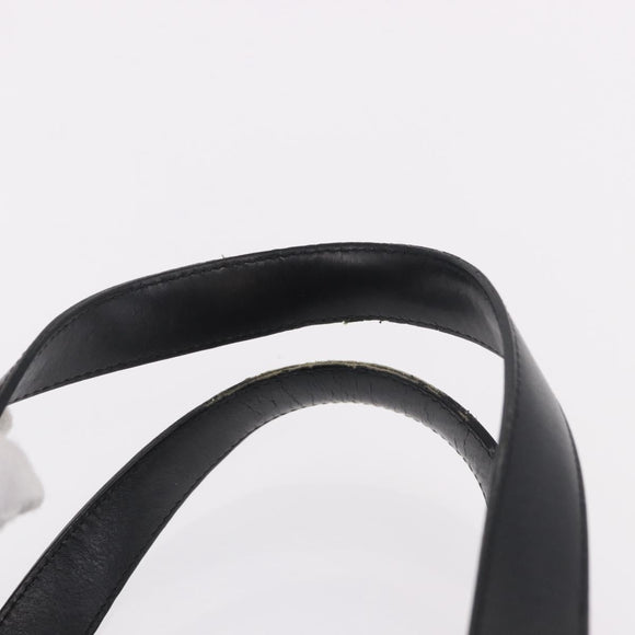 CHANEL New Travel Line Hand Bag Nylon Black CC Auth ka5058