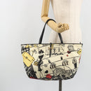 Salvatore Ferragamo Tote Bag Nylon White Gray Auth ka5059A-24