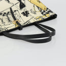 Salvatore Ferragamo Tote Bag Nylon White Gray Auth ka5059A-7