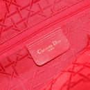 Christian Dior Hand Bag Leather Navy Gold Auth ka5060A-12