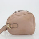 GUCCI Hand Bag Leather 2way Pink Gold 247205 Auth ka5062-4