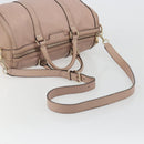 GUCCI Hand Bag Leather 2way Pink Gold 247205 Auth ka5062-8