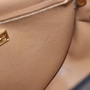 Christian Dior Trotter Canvas Shoulder Bag PVC Navy Gold Auth ka5068-10