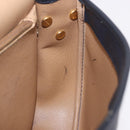 Christian Dior Trotter Canvas Shoulder Bag PVC Navy Gold Auth ka5068-11