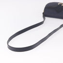 Christian Dior Trotter Canvas Shoulder Bag PVC Navy Gold Auth ka5068-7