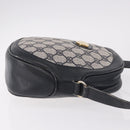 GUCCI GG Supreme Shoulder Bag PVC Navy Gold Auth ka5069-3