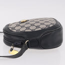 GUCCI GG Supreme Shoulder Bag PVC Navy Gold Auth ka5069-4