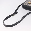 GUCCI GG Supreme Shoulder Bag PVC Navy Gold Auth ka5069-7