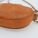 GUCCI Mini Soho Chain Shoulder Bag Leather Brown Gold 353965 Auth ka5070-16