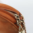 GUCCI Mini Soho Chain Shoulder Bag Leather Brown Gold 353965 Auth ka5070-9