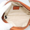 GUCCI Mini Soho Chain Shoulder Bag Leather Brown Gold 353965 Auth ka5070-11