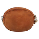 GUCCI Mini Soho Chain Shoulder Bag Leather Brown Gold 353965 Auth ka5070-2
