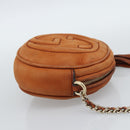 GUCCI Mini Soho Chain Shoulder Bag Leather Brown Gold 353965 Auth ka5070-4