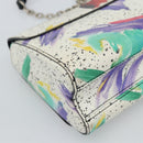 LOUIS VUITTON Twist MM Shoulder Bag Leather White Silver M53857 LV Auth ka5071M-16