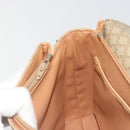 CELINE Macadam Canvas Shoulder Bag PVC Beige Gold Auth ka5075-19