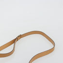 CELINE Macadam Canvas Shoulder Bag PVC Beige Gold Auth ka5075-8