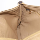 LOEWE Anagram Hand Bag Suede Beige Gold Auth ka5077-23