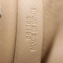 LOEWE Anagram Hand Bag Suede Beige Gold Auth ka5077-12